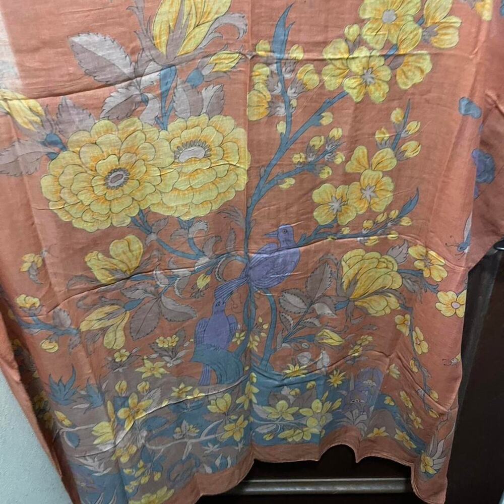 Floral Scarf/shawl/Other - 42"x42"